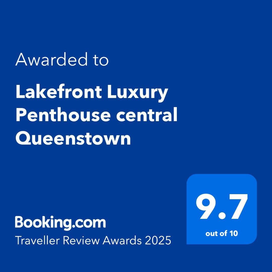 Lakefront Luxury Penthouse Central Queenstown Exterior photo